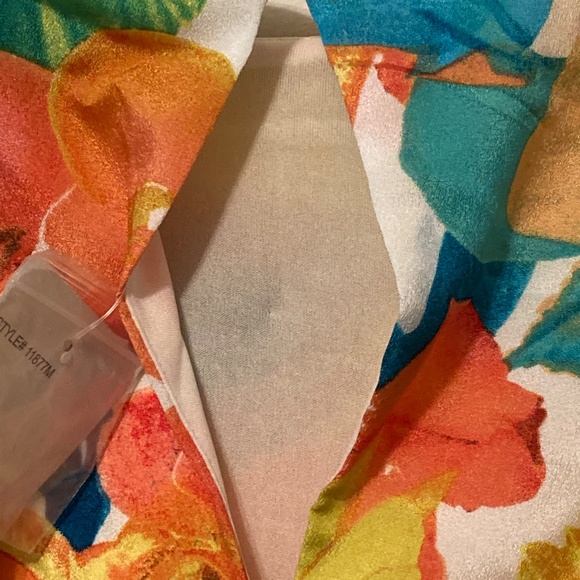 J.Taylor sz 10 Sunflower Multi Floral Print Sleeveless Dress NWT - Picture 10 of 14